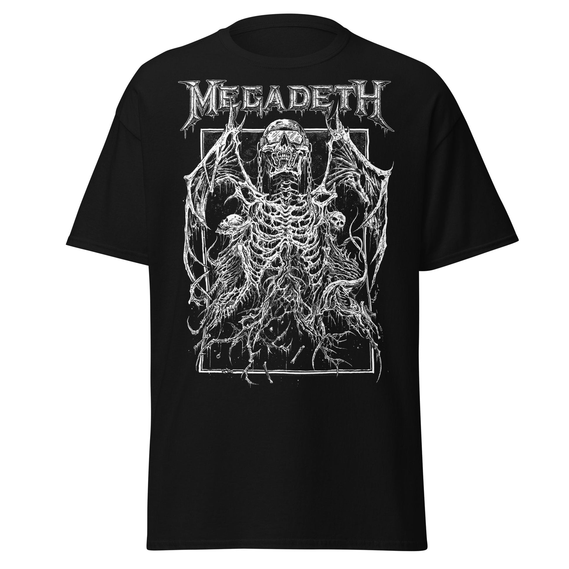 Megadeth Megadeth - Skeleton Wings Jumbo Print T-Shirt