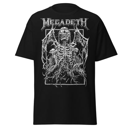 Megadeth Megadeth - Skeleton Wings Jumbo Print T-Shirt