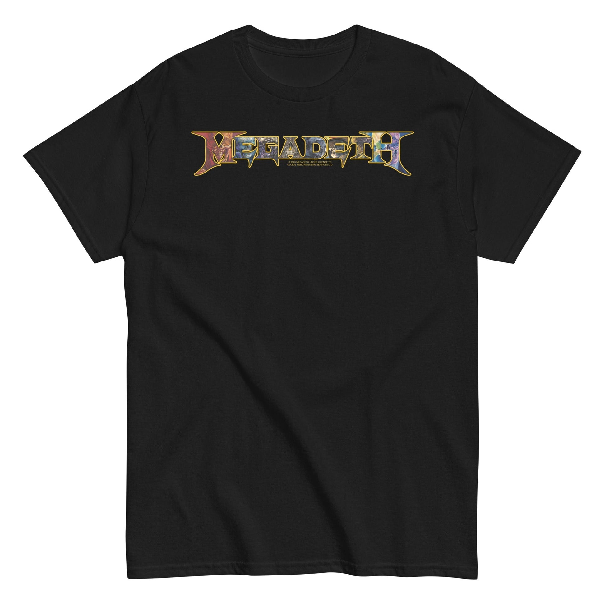 Megadeth Megadeth - Vic Lettered Logo T-Shirt
