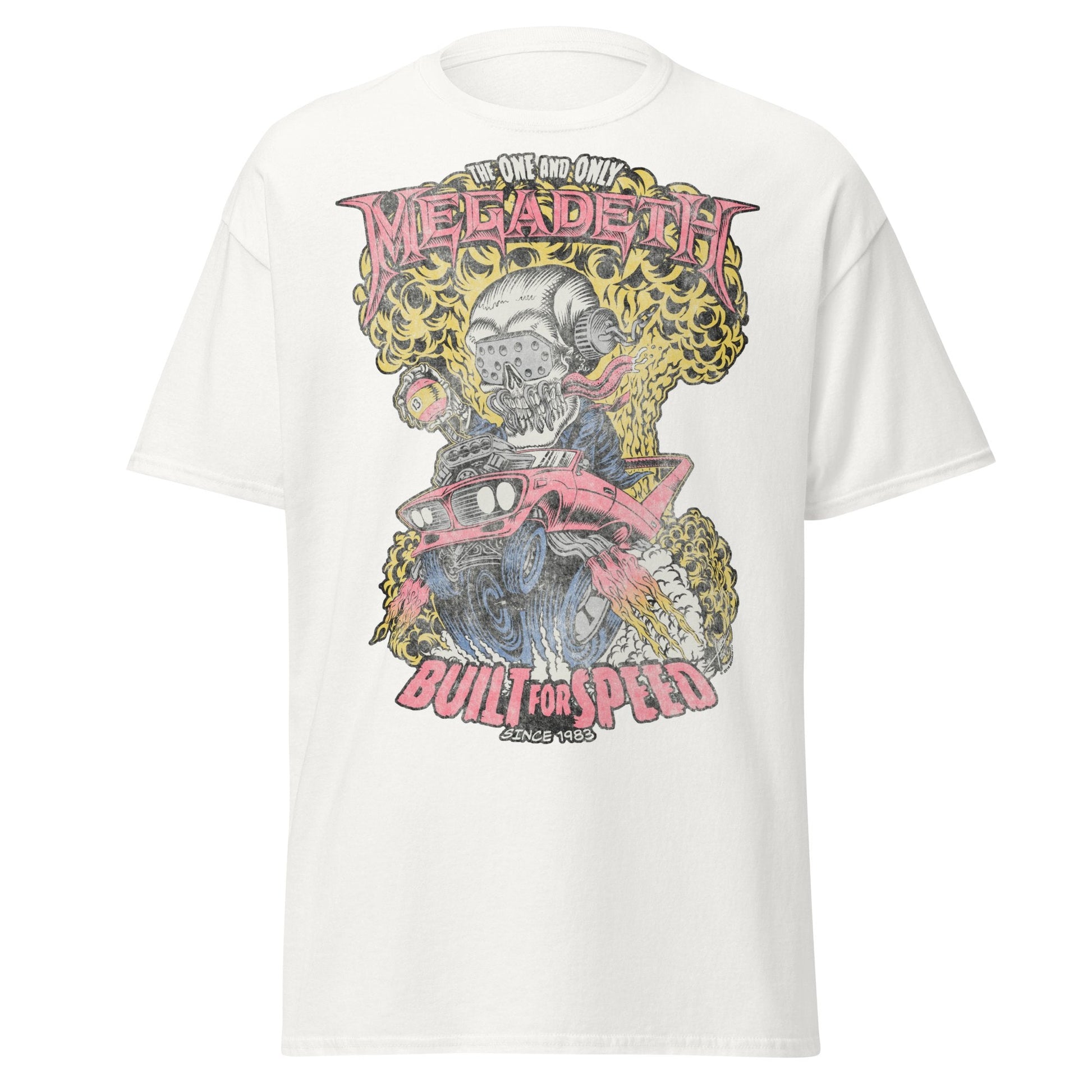 Megadeth Megadeth - Vintage Built for Speed Jumbo Print T-Shirt