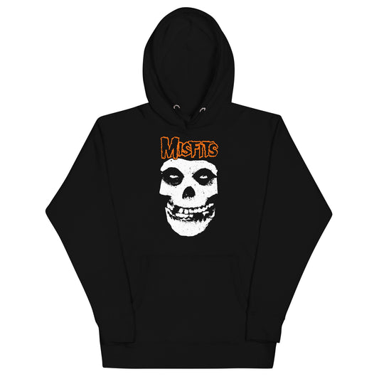 Misfits Misfits - Orange Skull Hoodie