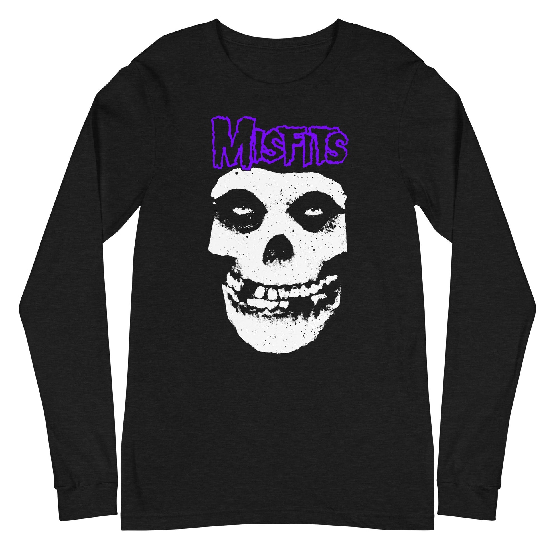 Misfits Misfits - Purple Skull Long Sleeve T-Shirt
