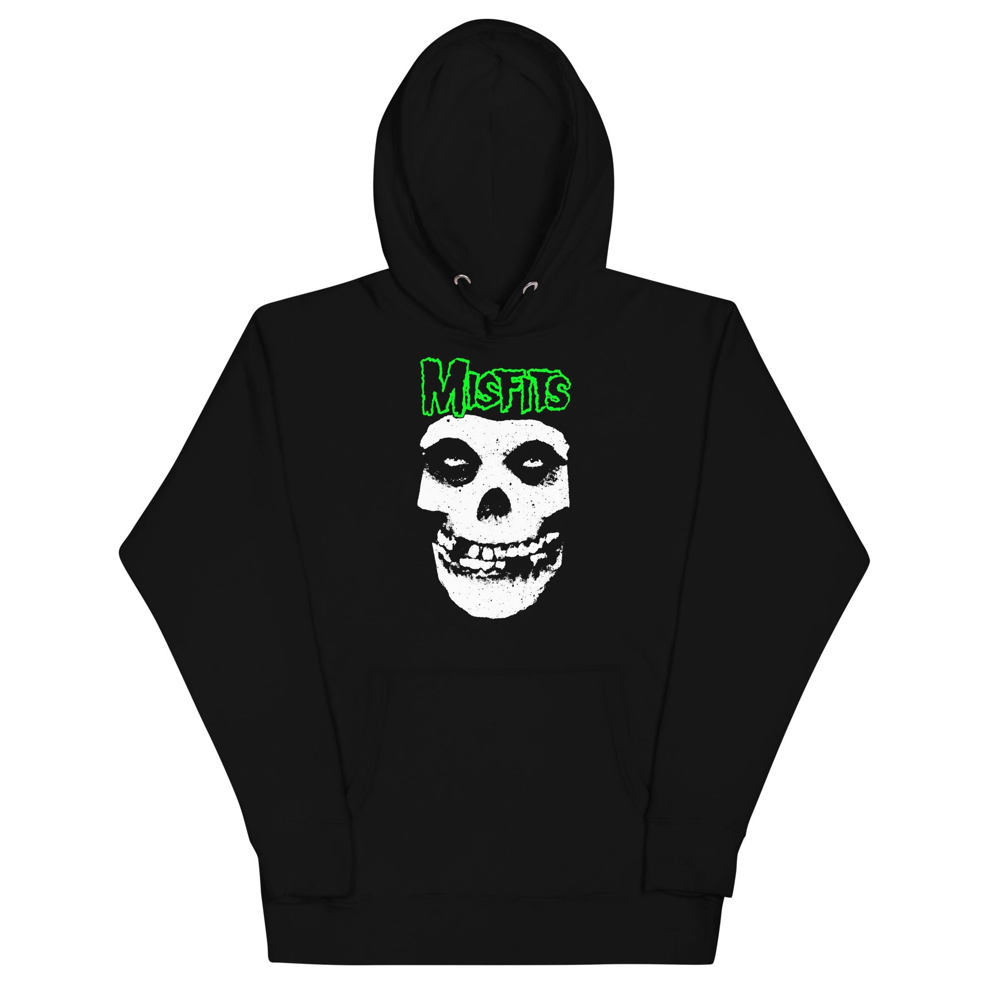 Misfits Misfits - Green Skull Hoodie