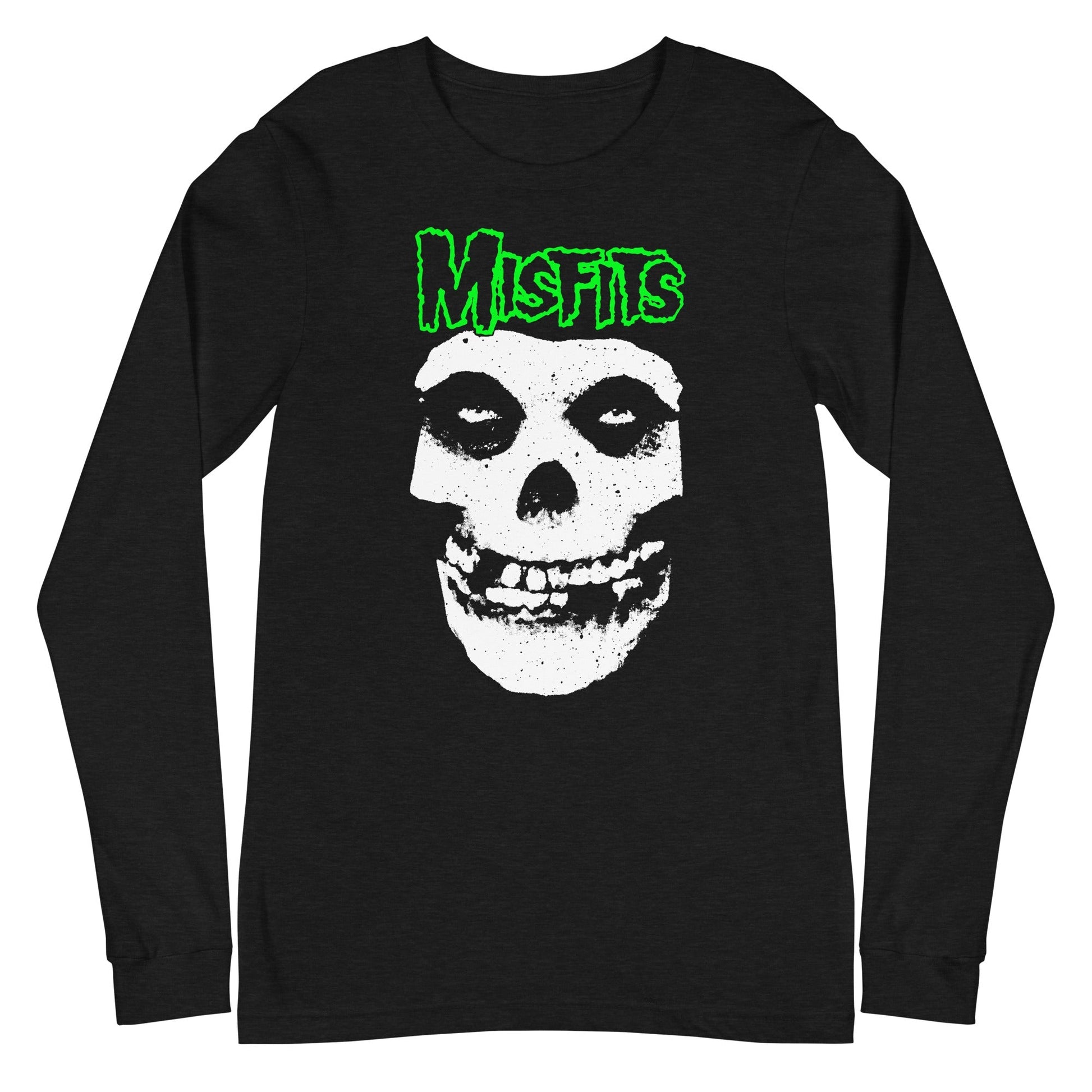 Misfits Misfits - Green Skull Long Sleeve T-Shirt