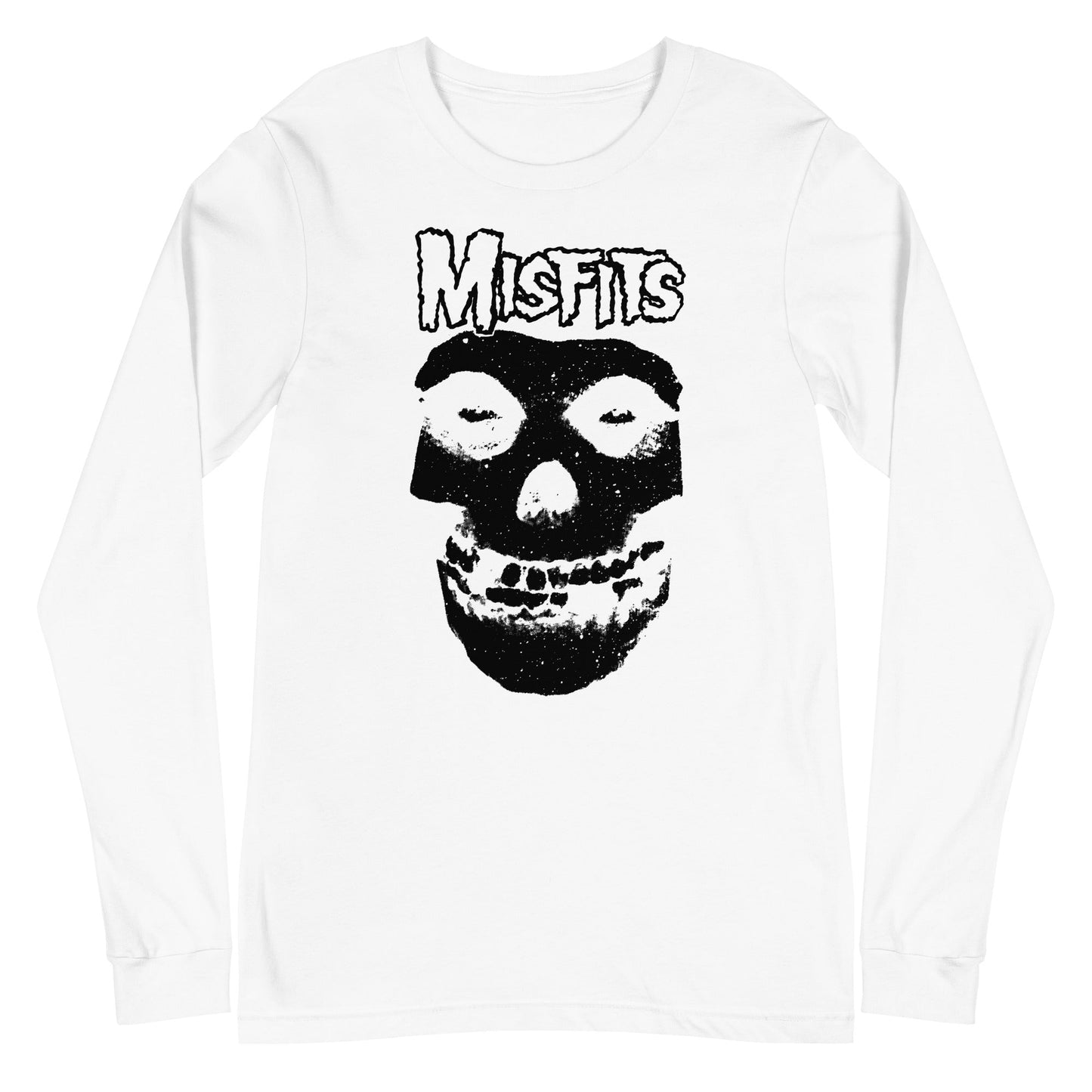 Misfits - Black Skull Long Sleeve T-Shirt MIS1010LST | Rockabilia Merch ...