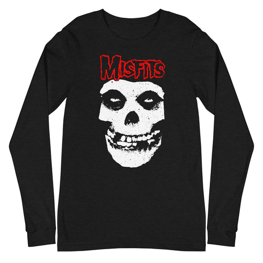 Misfits Misfits - Red Skull Long Sleeve T-Shirt