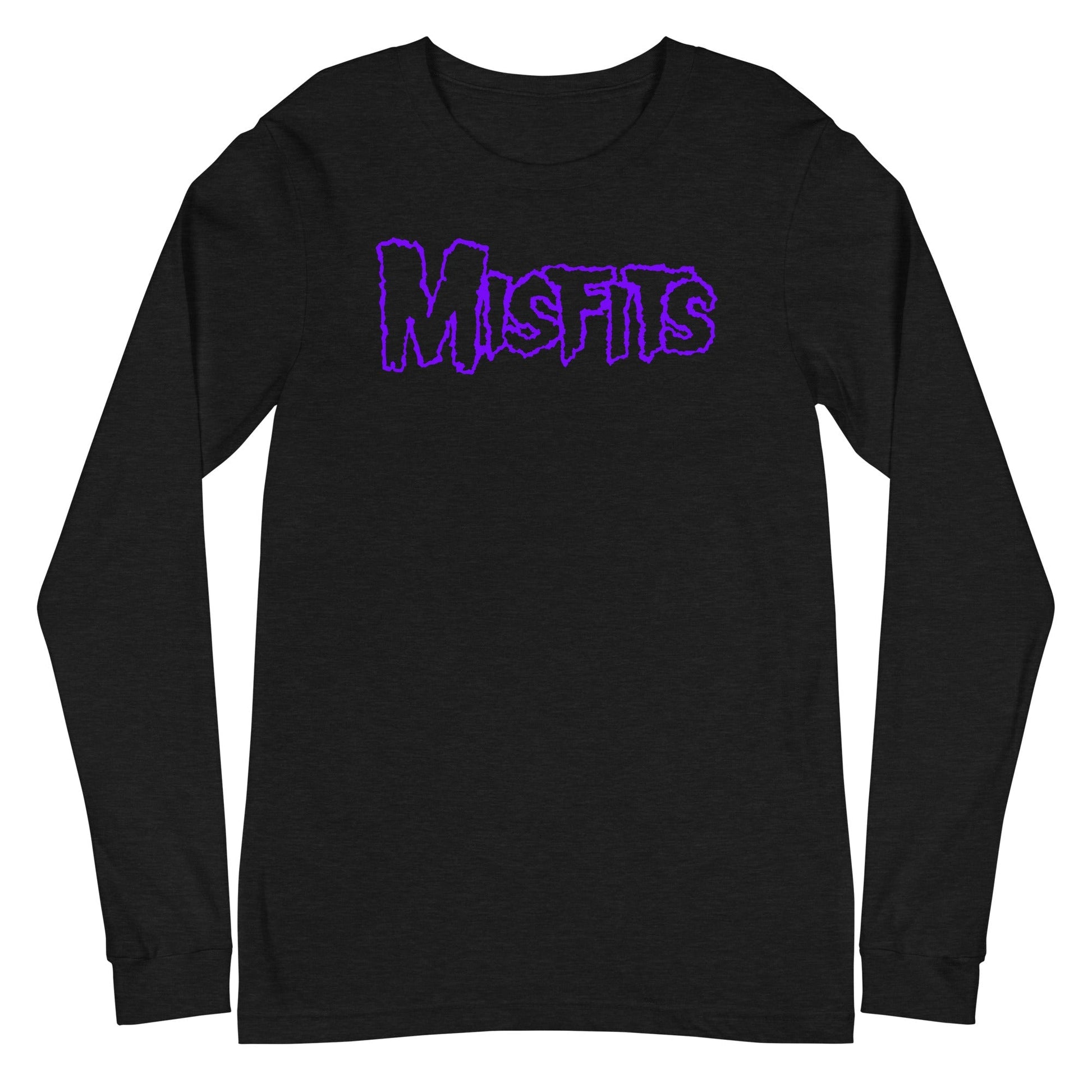 Misfits Misfits - Purple Drip Logo Long Sleeve T-Shirt