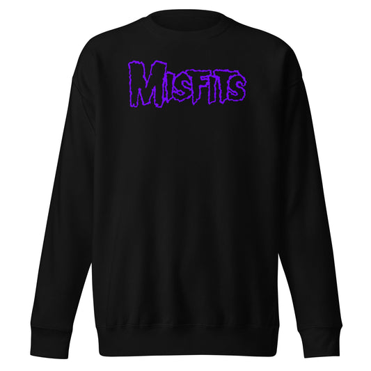 Misfits Misfits - Purple Drip Logo Sweatshirt