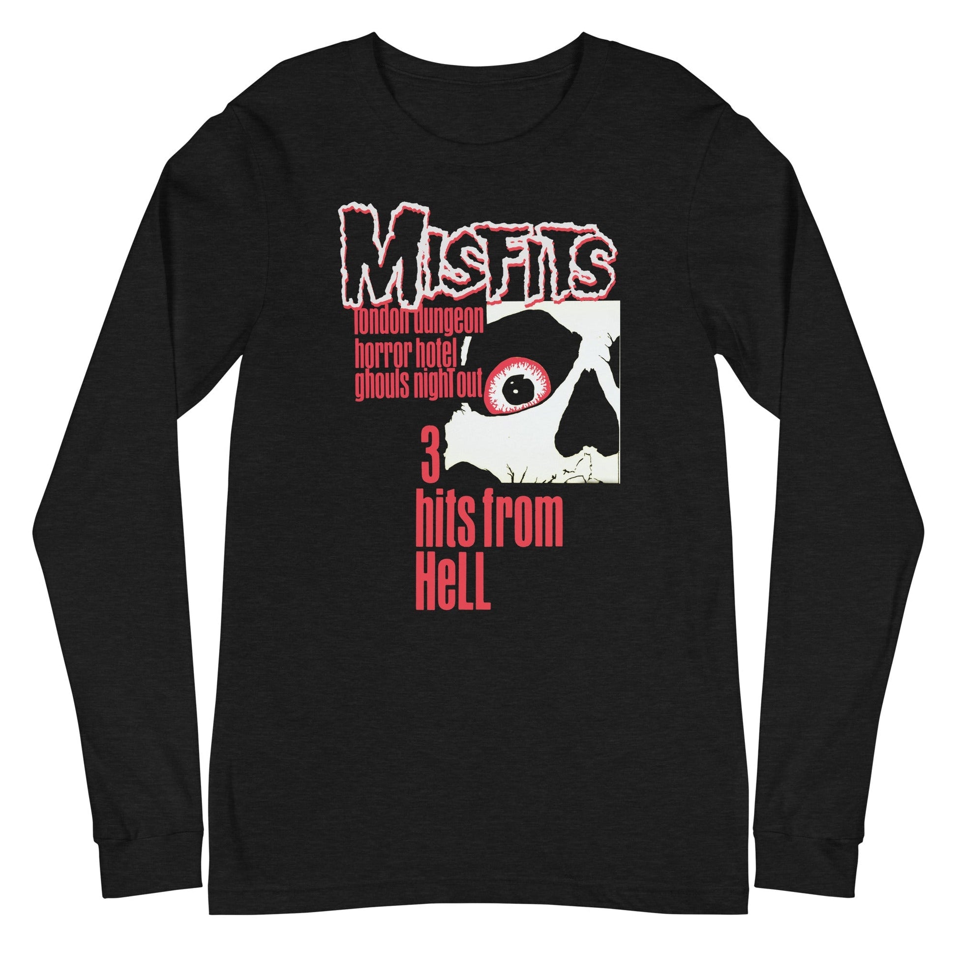 Misfits Misfits - 3 Hits From Hell Long Sleeve T-Shirt