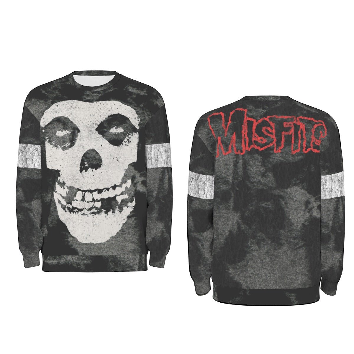 Misfits Misfits - Full Skeletal Drop Shoulder Sweatshirt