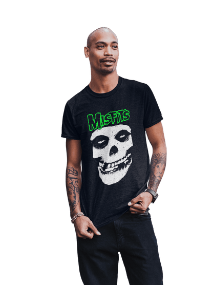 Misfits Misfits - Green Skull T-Shirt