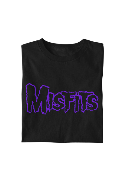 Misfits Misfits - Purple Drip Logo T-Shirt