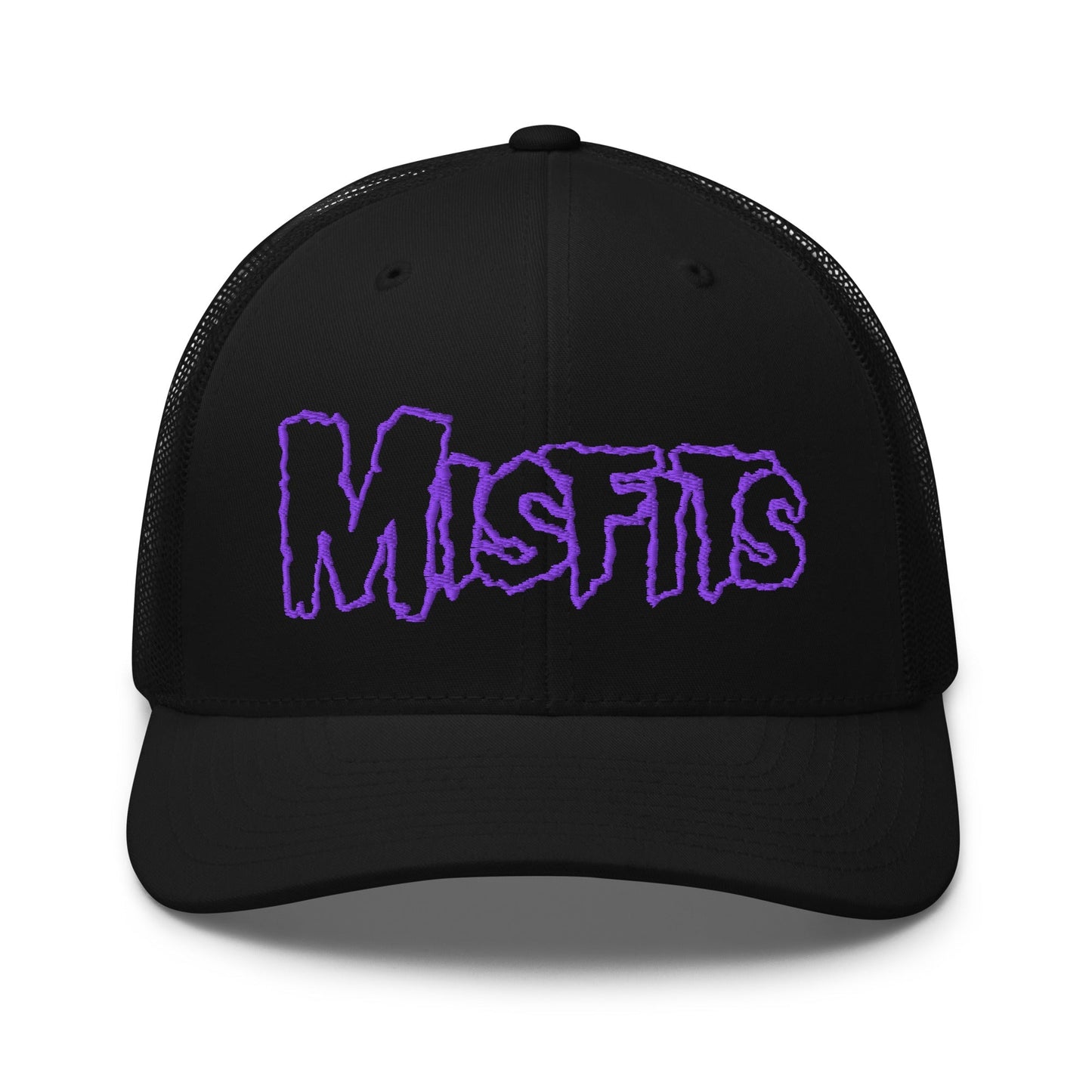 Misfits Misfits - Purple Drip Logo Trucker HD Embroidered Hat