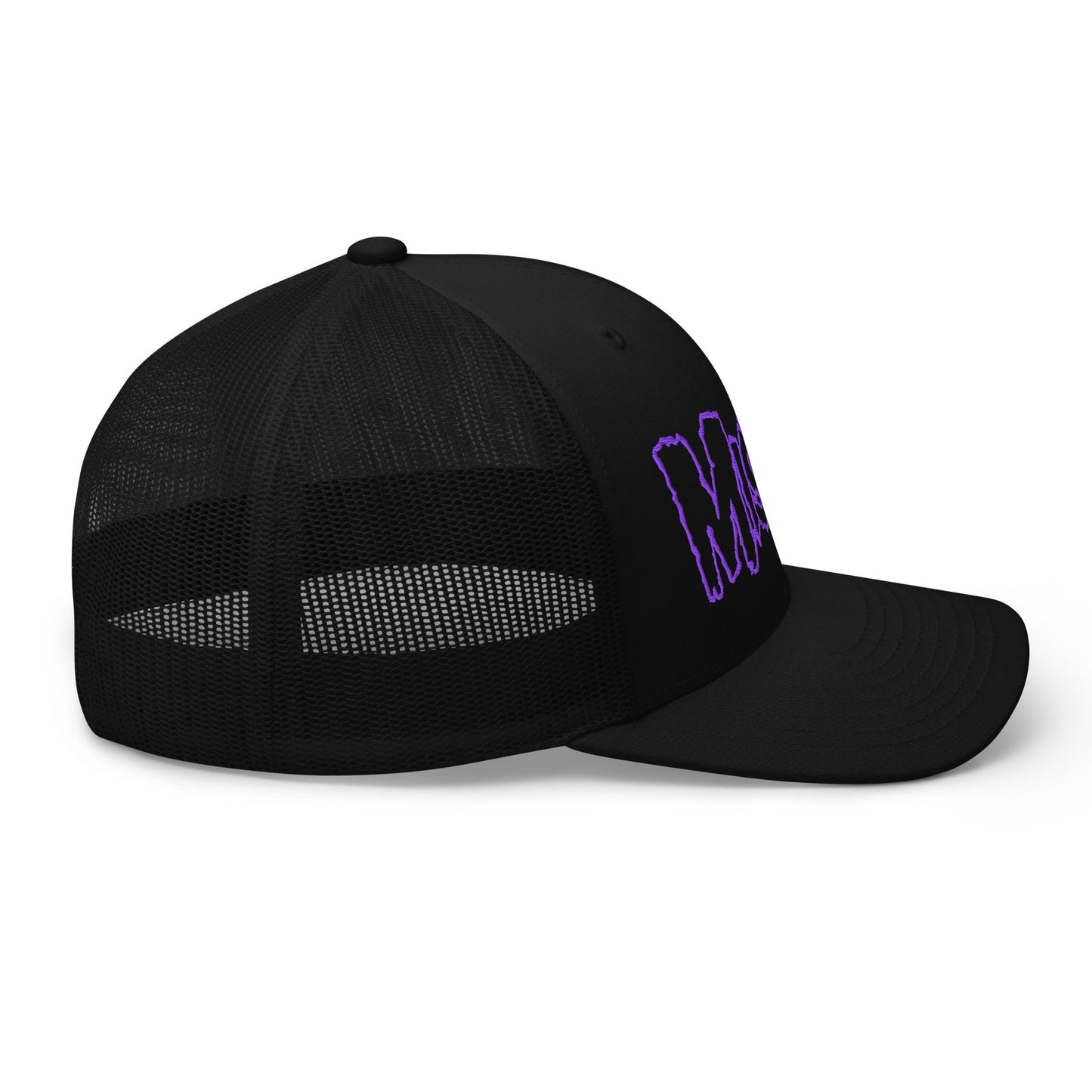 Misfits Misfits - Purple Drip Logo Trucker HD Embroidered Hat