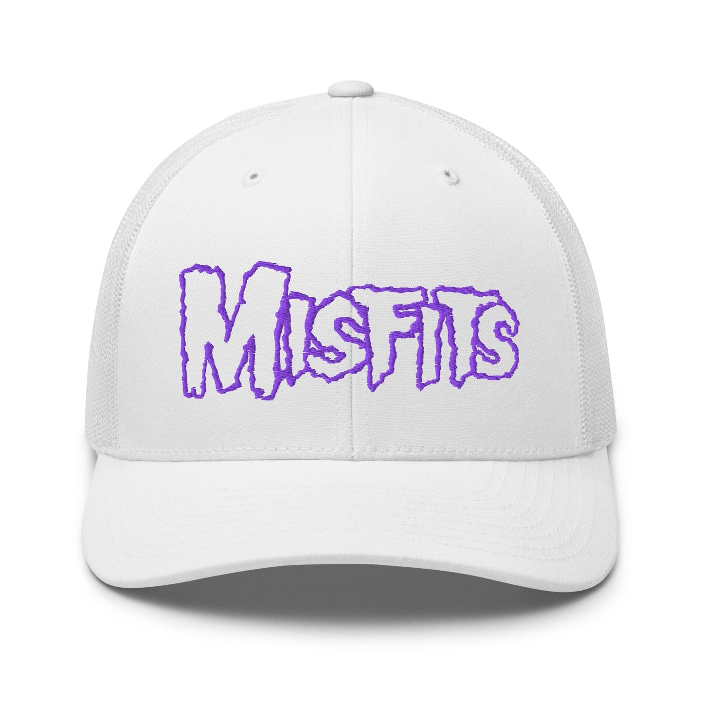 Misfits Misfits - Purple on White Trucker HD Embroidered Hat