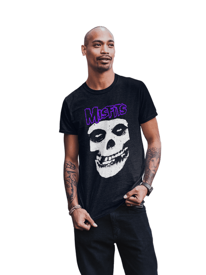 Misfits Misfits - Purple Skull T-Shirt