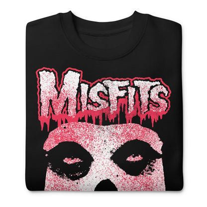 Misfits Misfits - Tagged Skull Jumbo Print Sweatshirt