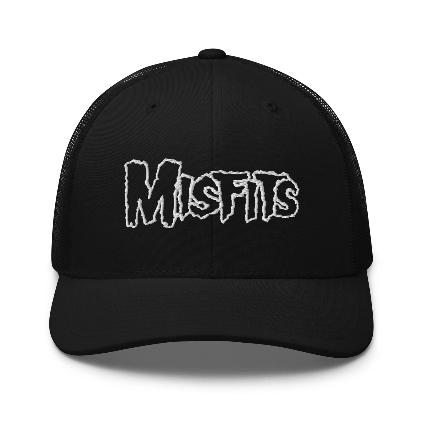 Misfits Misfits - White Drip Logo Trucker HD Embroidered Hat