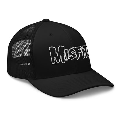 Misfits Misfits - White Drip Logo Trucker HD Embroidered Hat
