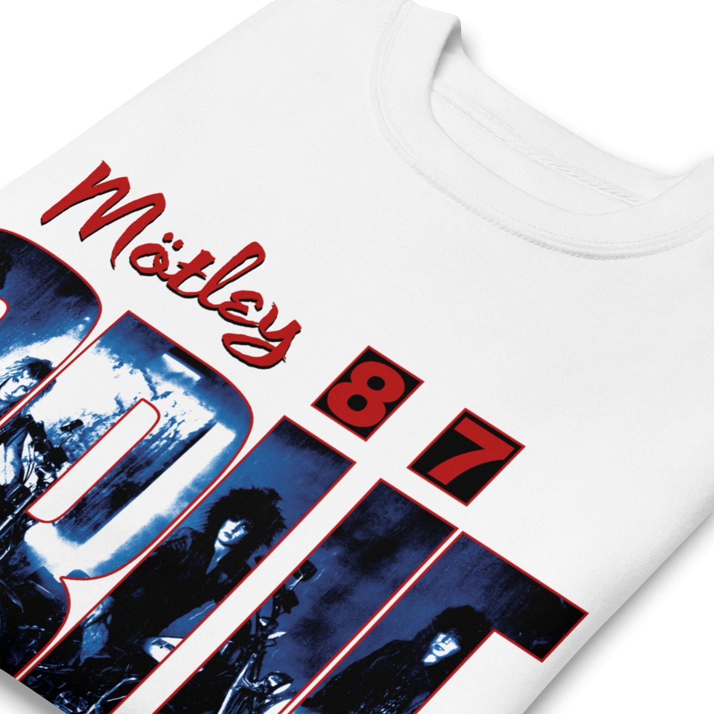 Motley Crue Motley Crue - 1987 Tour Vintage Jumbo Print Sweatshirt