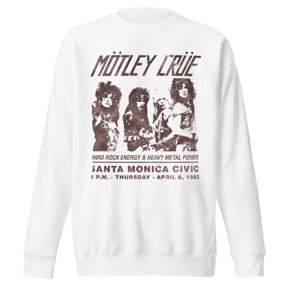 Motley Crue Motley Crue - '82 Santa Monica Jumbo Print Sweatshirt