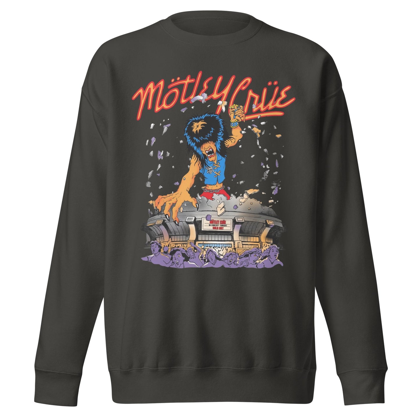 Motley Crue Motley Crue - Allister Dome Jumbo Print Sweatshirt