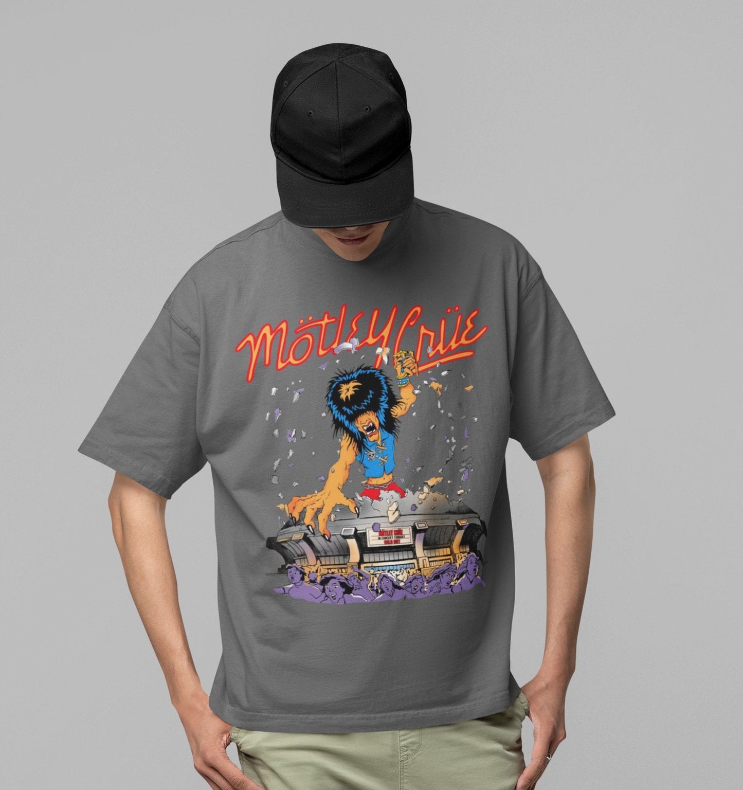 Motley Crue Motley Crue - Allister Dome Jumbo Print T-Shirt