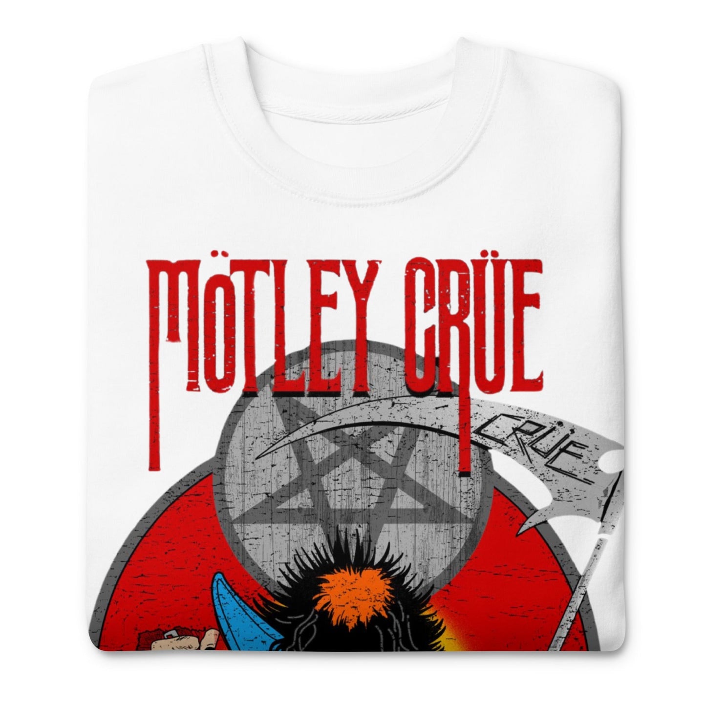 Motley Crue Motley Crue - Allister Reaper Jumbo Print Sweatshirt