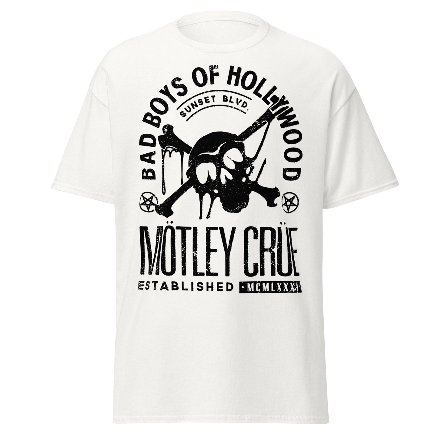 Motley Crue Motley Crue - Bad Boys of Hollywood Jumbo Print T-Shirt