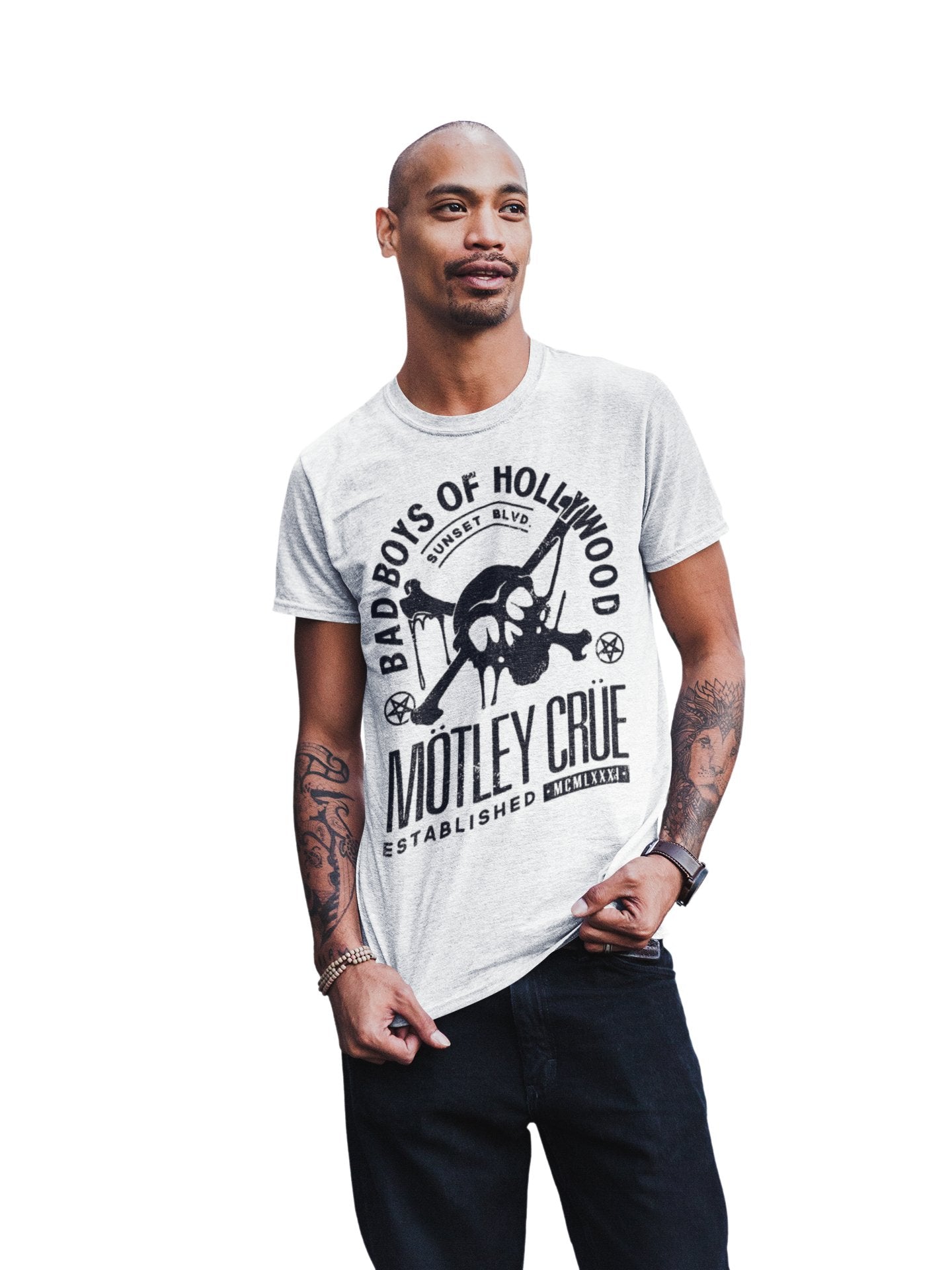 Motley Crue Motley Crue - Bad Boys of Hollywood Jumbo Print T-Shirt