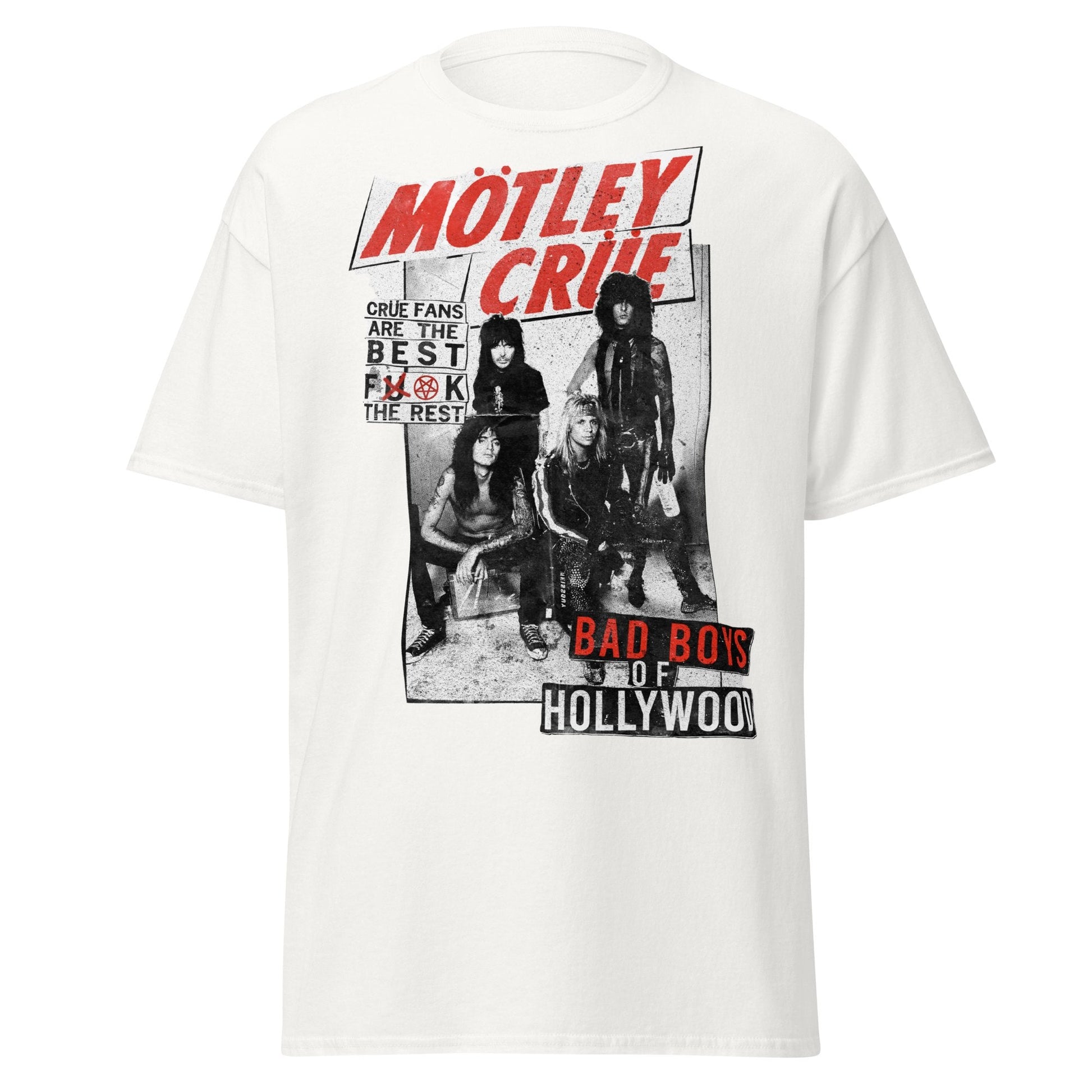 Motley Crue Motley Crue - Crue Fans Jumbo Print T-Shirt