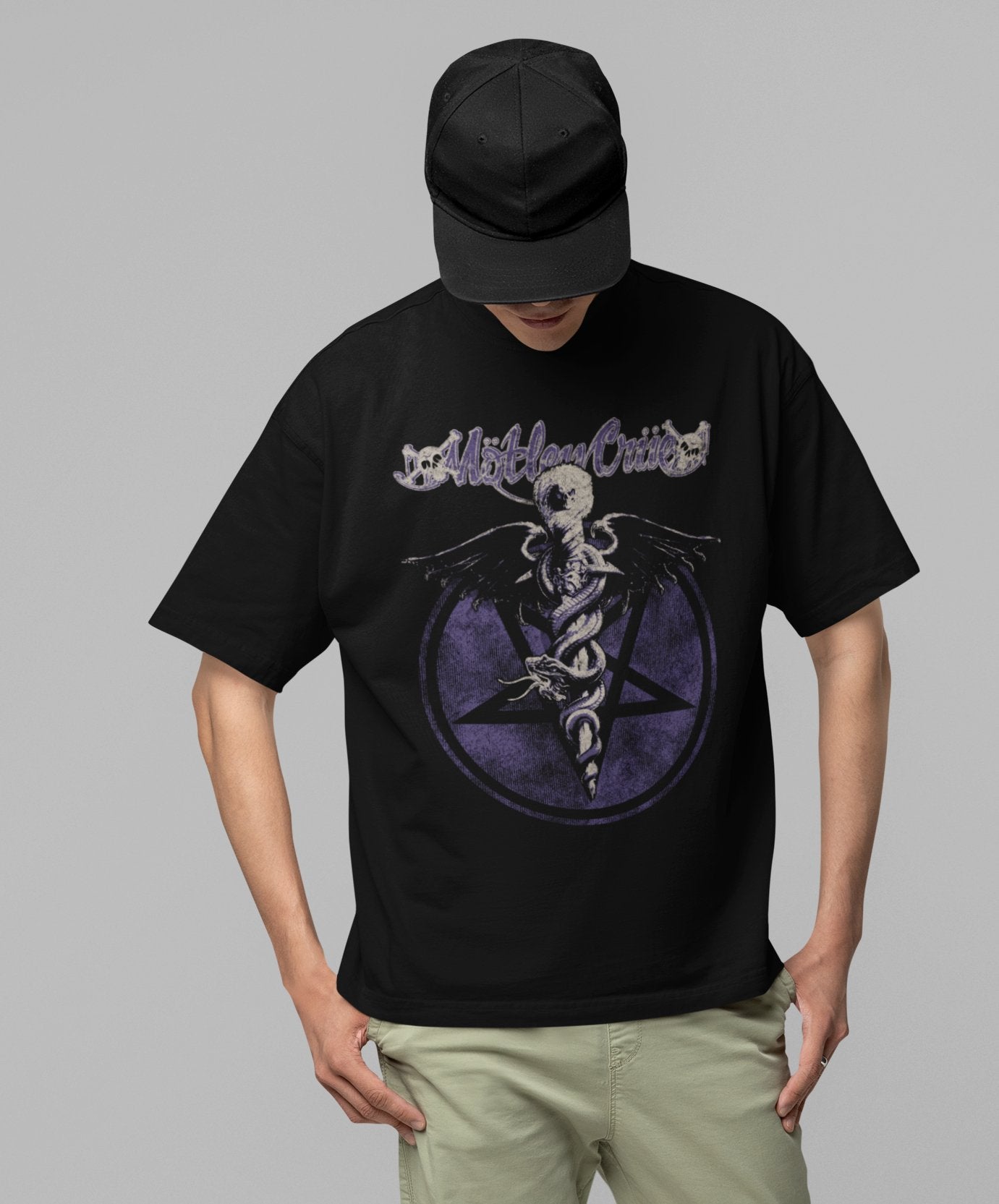 Motley Crue Motley Crue - Dark Doctor Jumbo Print T-Shirt