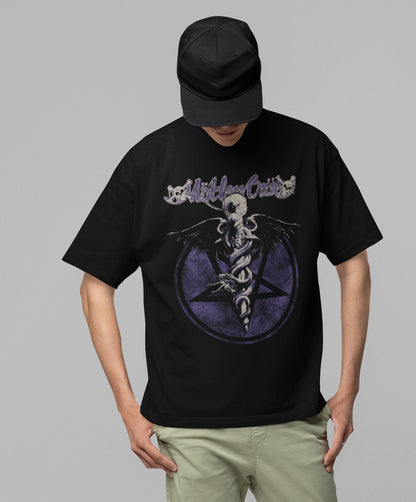 Motley Crue Motley Crue - Dark Doctor Jumbo Print T-Shirt