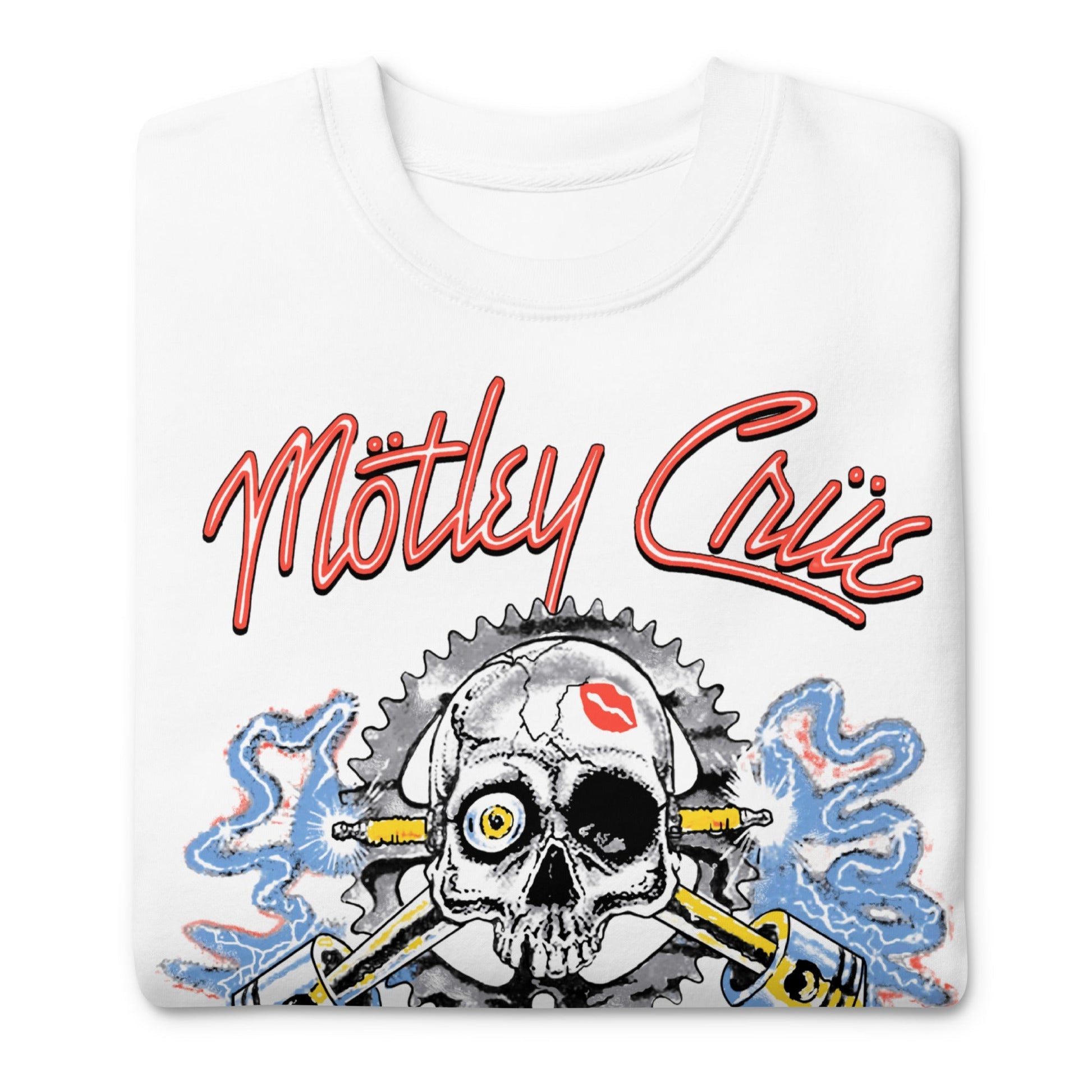 Motley Crue Motley Crue - Girl's Skull Jumbo Print Sweatshirt