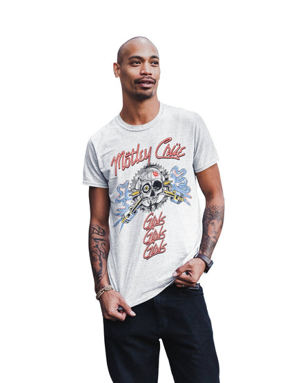 Motley Crue Motley Crue - Girl's Skull Jumbo Print T-Shirt