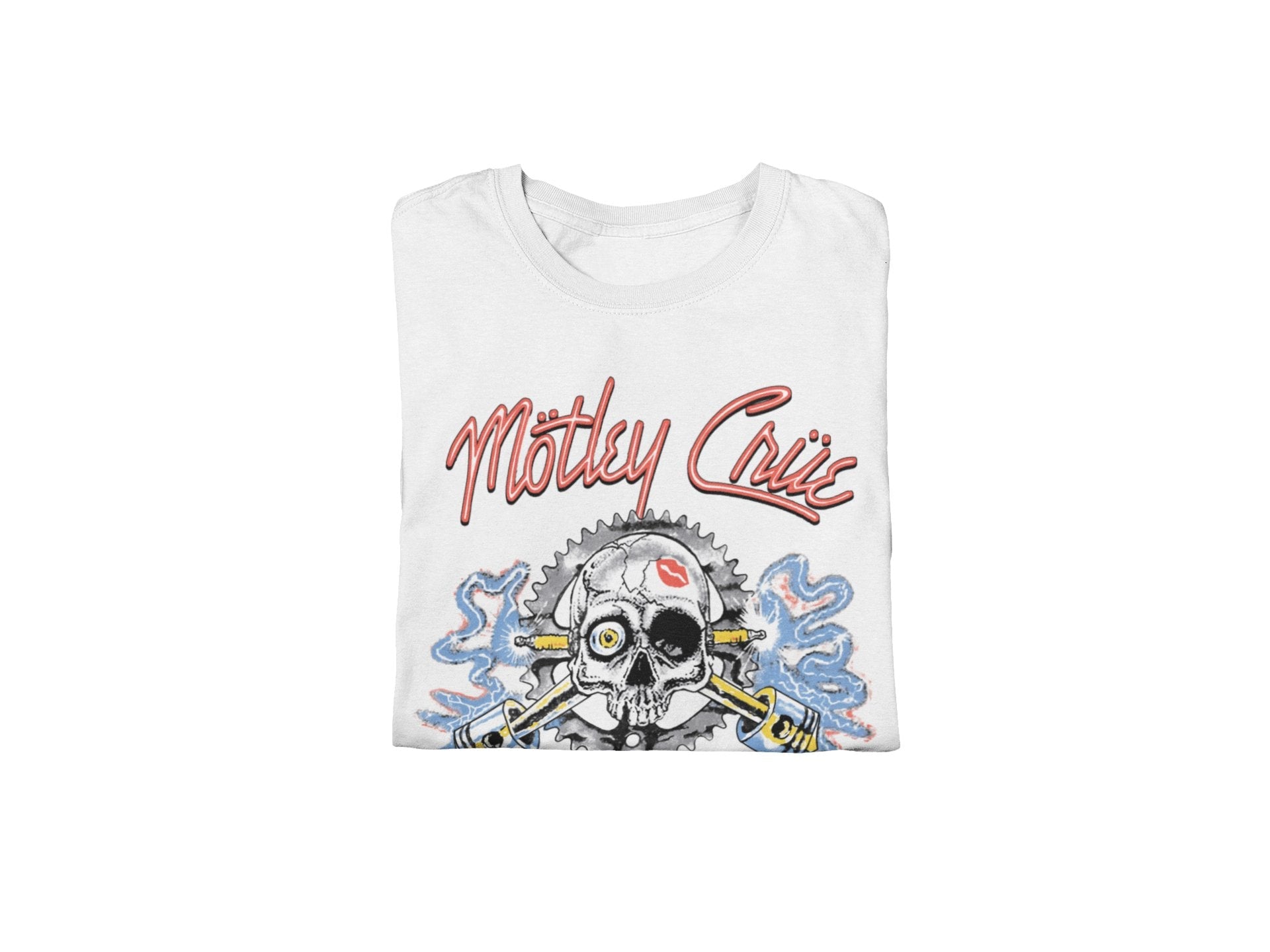 Motley Crue Motley Crue - Girl's Skull Jumbo Print T-Shirt