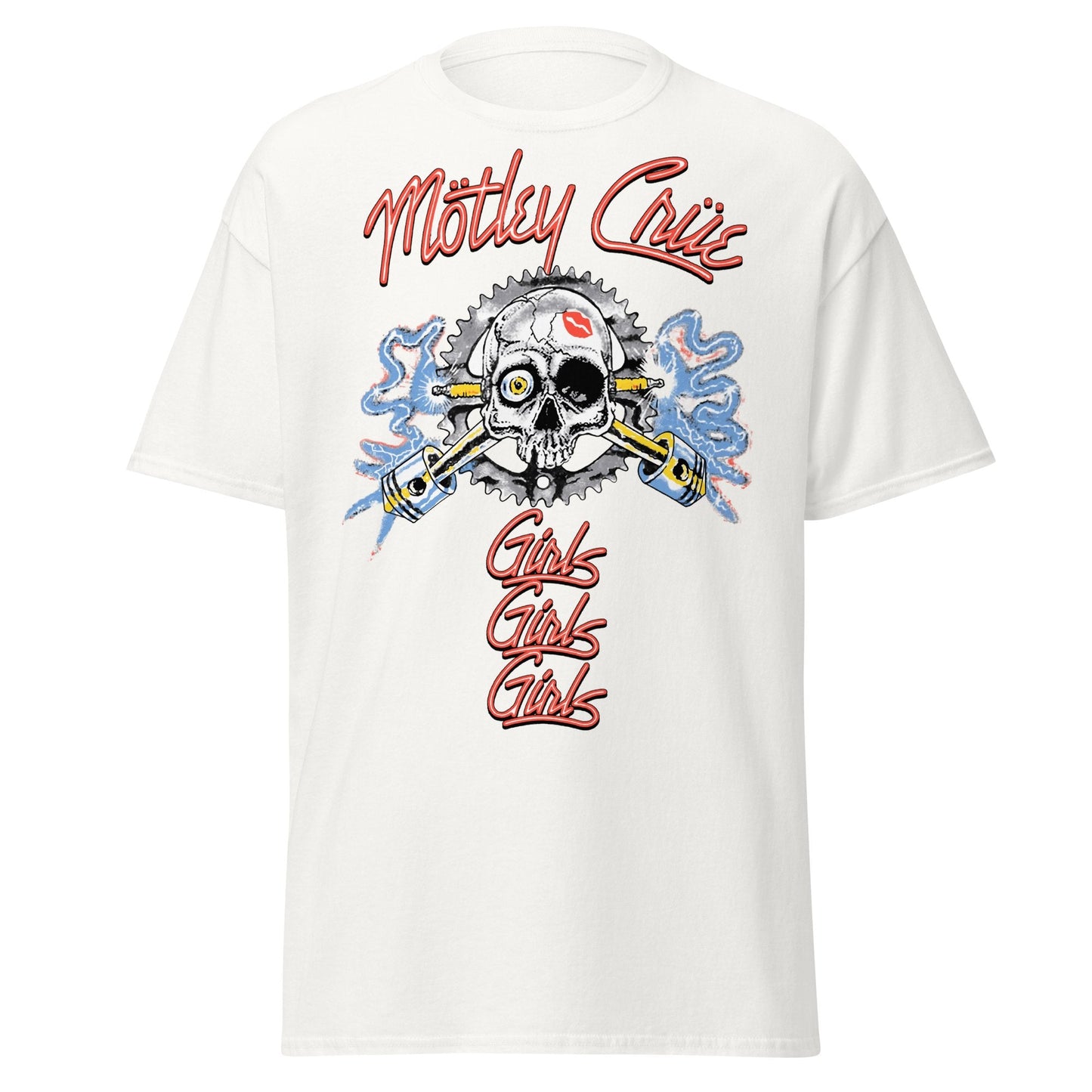 Motley Crue Motley Crue - Girl's Skull Jumbo Print T-Shirt