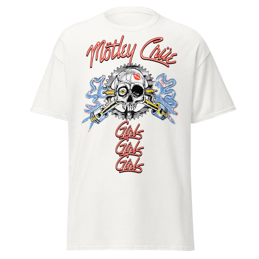 Motley Crue Motley Crue - Girl's Skull Jumbo Print T-Shirt
