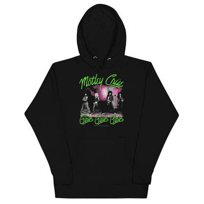 Motley Crue Motley Crue - Green Girls Classic Hoodie