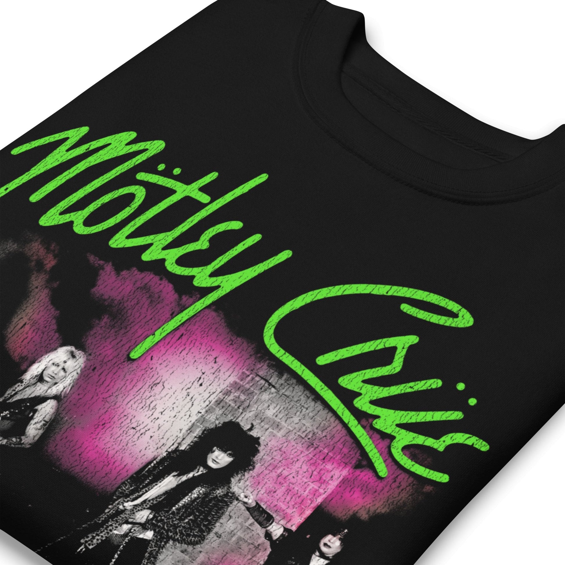 Motley Crue Motley Crue - Green Girls Jumbo Print Sweatshirt