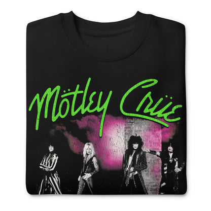 Motley Crue Motley Crue - Green Girls Jumbo Print Sweatshirt