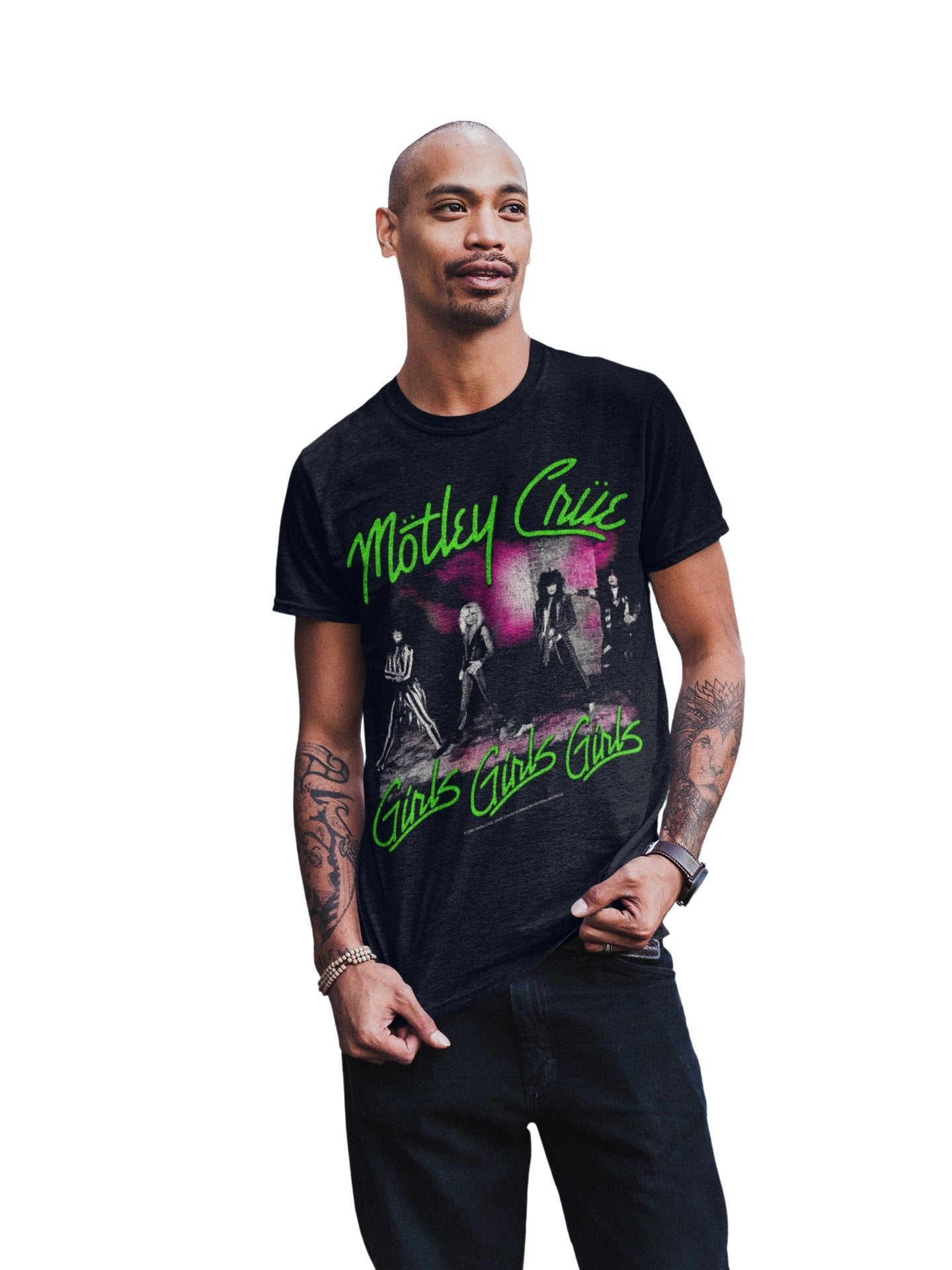 Motley Crue Motley Crue - Green Girls T-Shirt