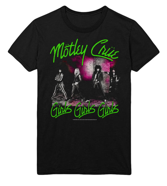Motley Crue Motley Crue - Green Girls T-Shirt