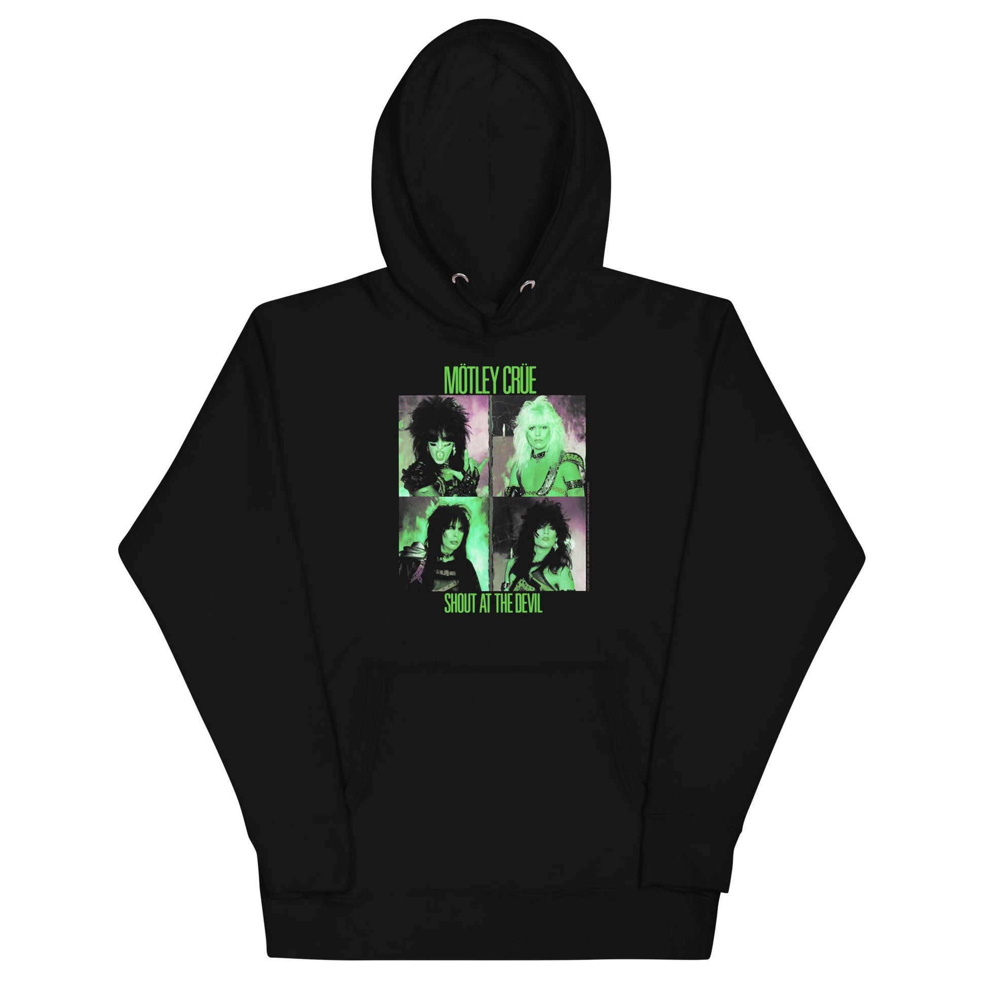Motley Crue Motley Crue - Green Shout Classic Hoodie
