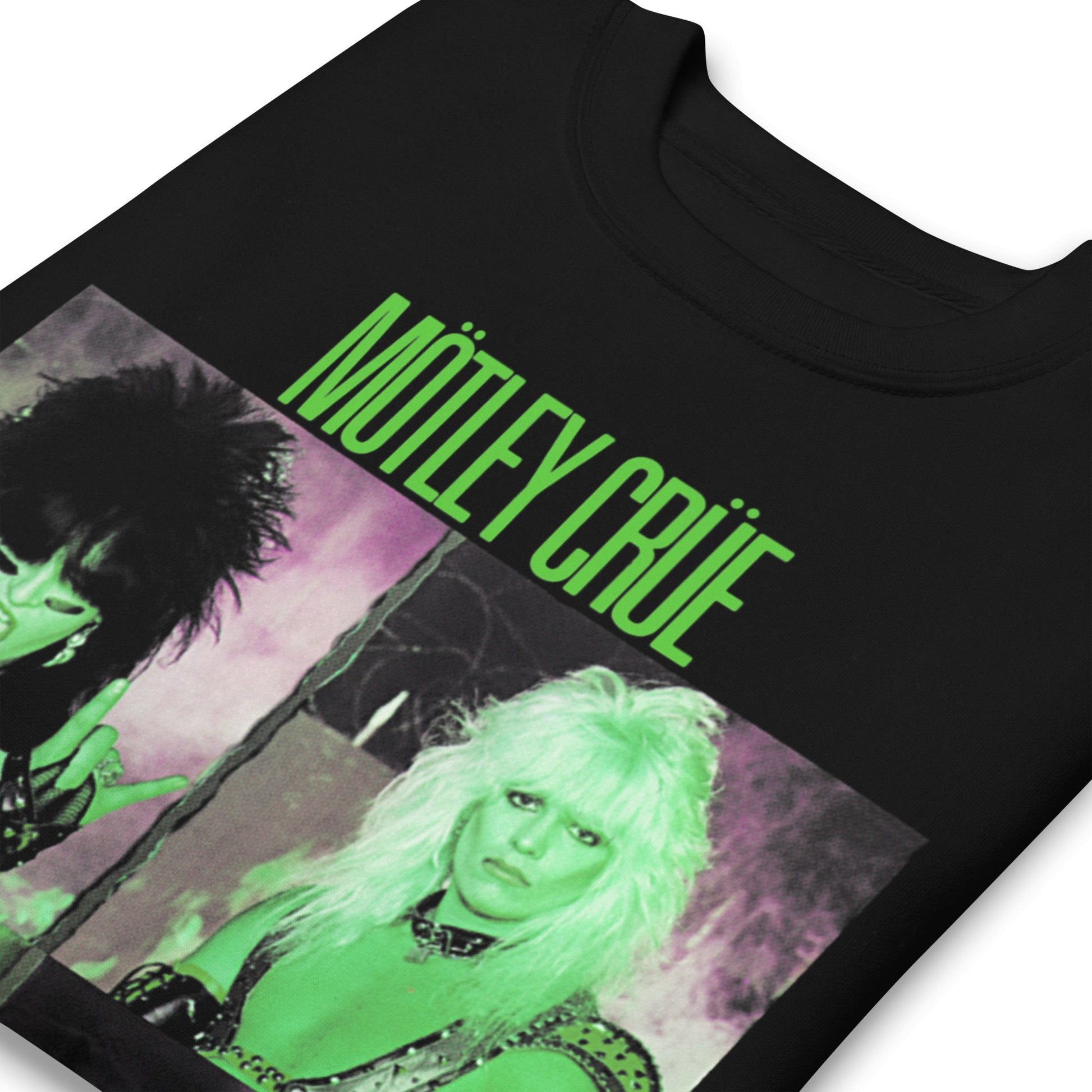 Motley Crue Motley Crue - Green Shout Jumbo Print Sweatshirt