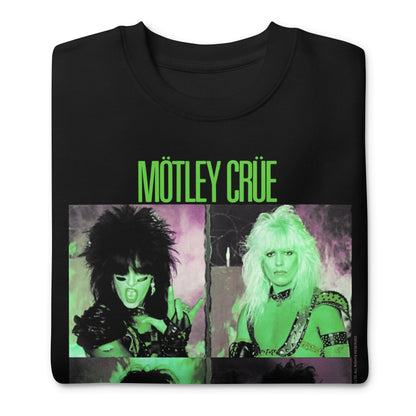 Motley Crue Motley Crue - Green Shout Jumbo Print Sweatshirt