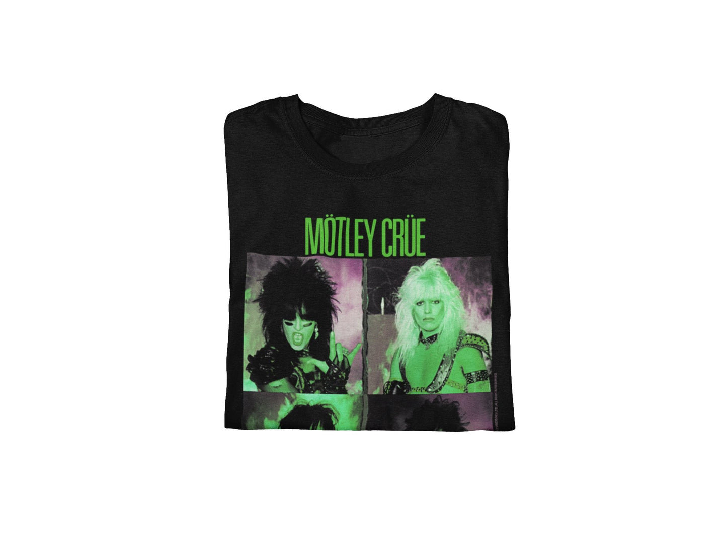 Motley Crue Motley Crue - Green Shout T-Shirt
