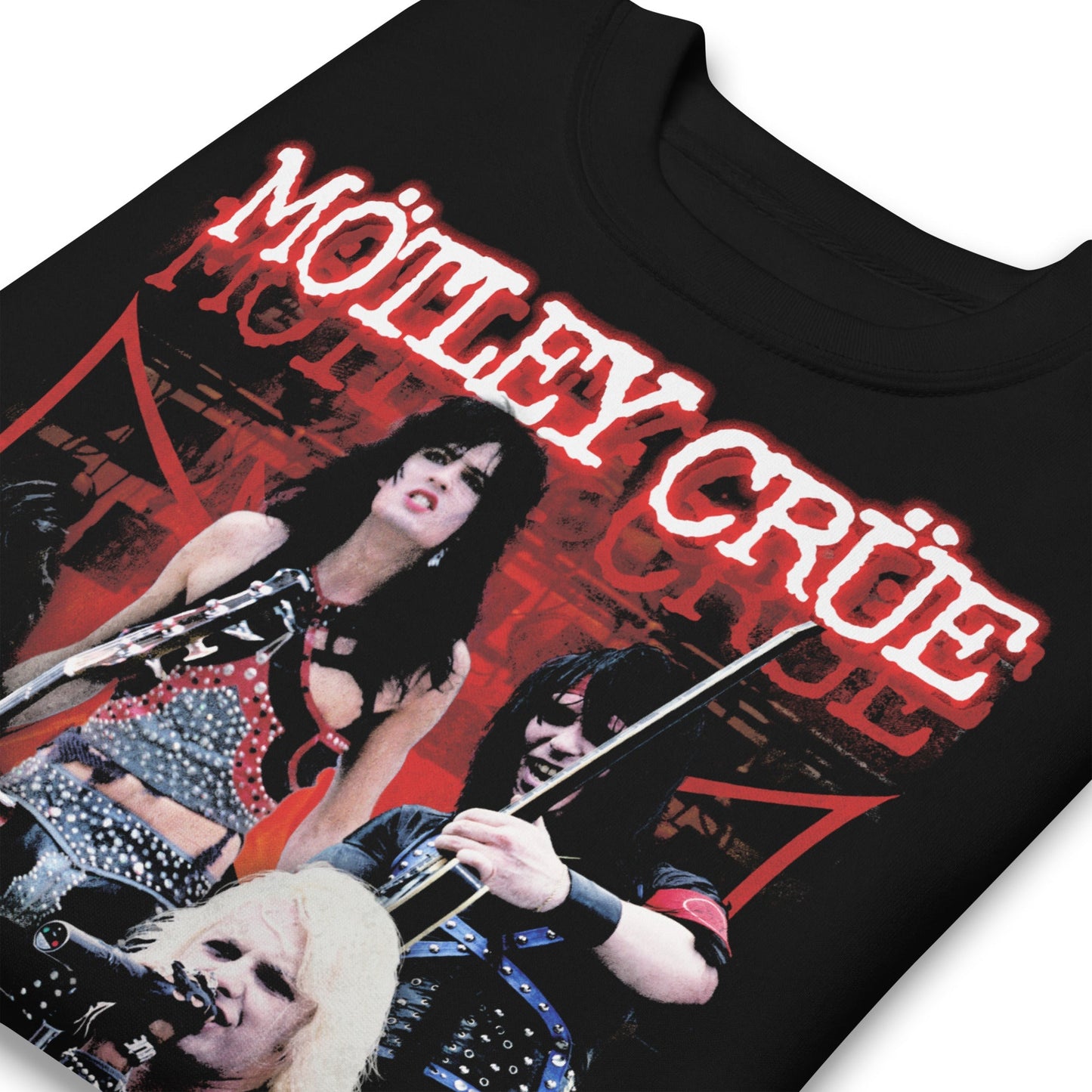Motley Crue Motley Crue - Live Jumbo Print Sweatshirt