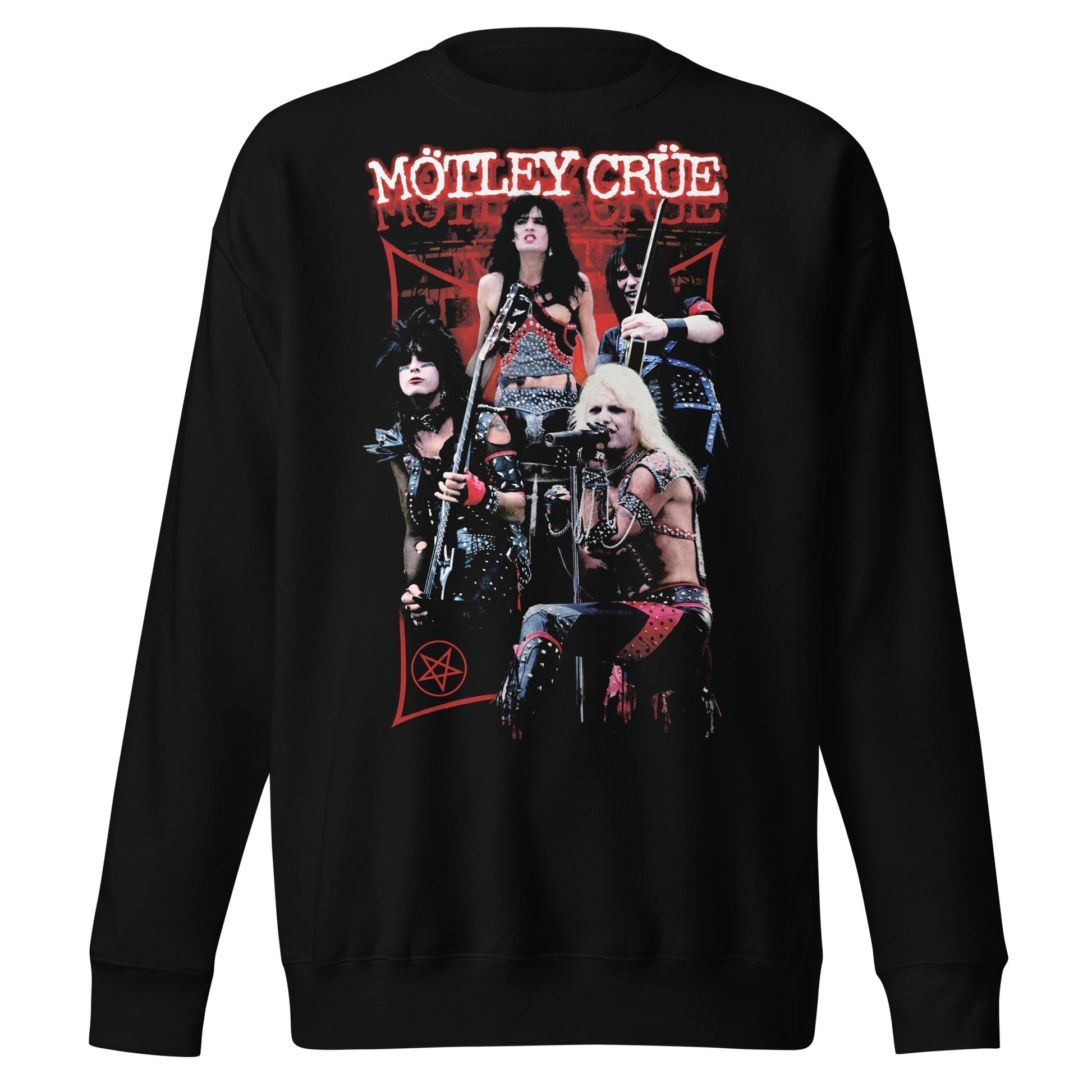 Motley Crue Motley Crue - Live Jumbo Print Sweatshirt