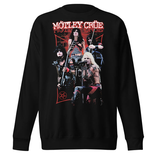 Motley Crue Motley Crue - Live Jumbo Print Sweatshirt